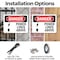 Signmission Power Lines Above Danger Sign, Plastic, 10in W x 7in L, 2PK OS-2PACK-DS-P-710-L-1536 - alternate 5